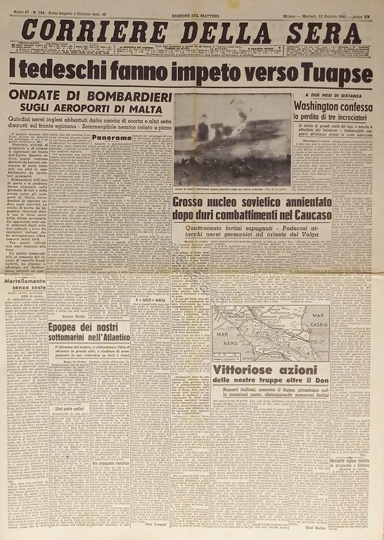 WWII - Corriere della Sera N. 244 - 1942 I …