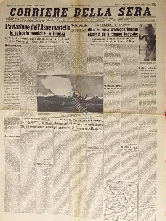 WWII - Corriere della Sera N. 298 - 1942 La …