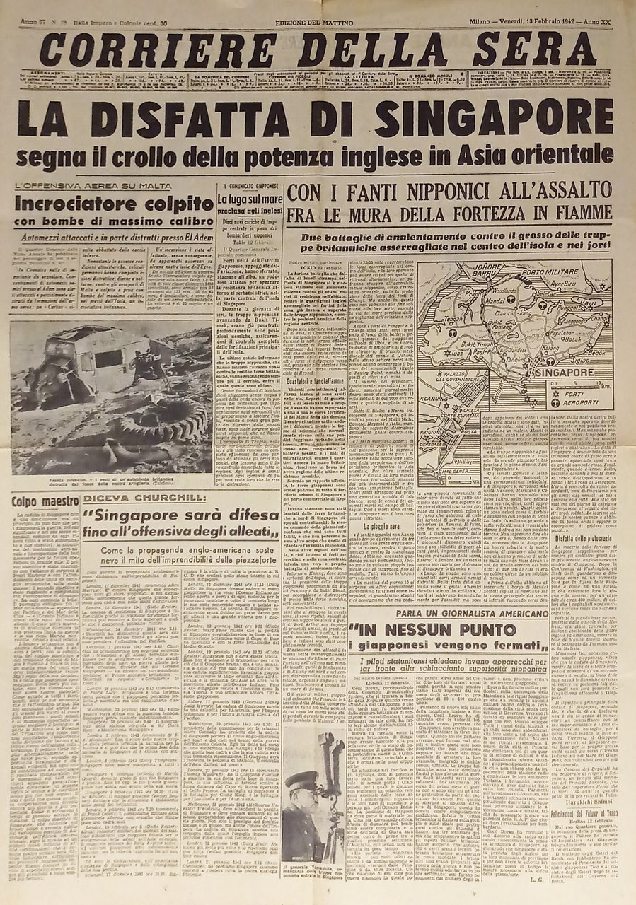 WWII - Corriere della Sera N. 38 - 1942 La …