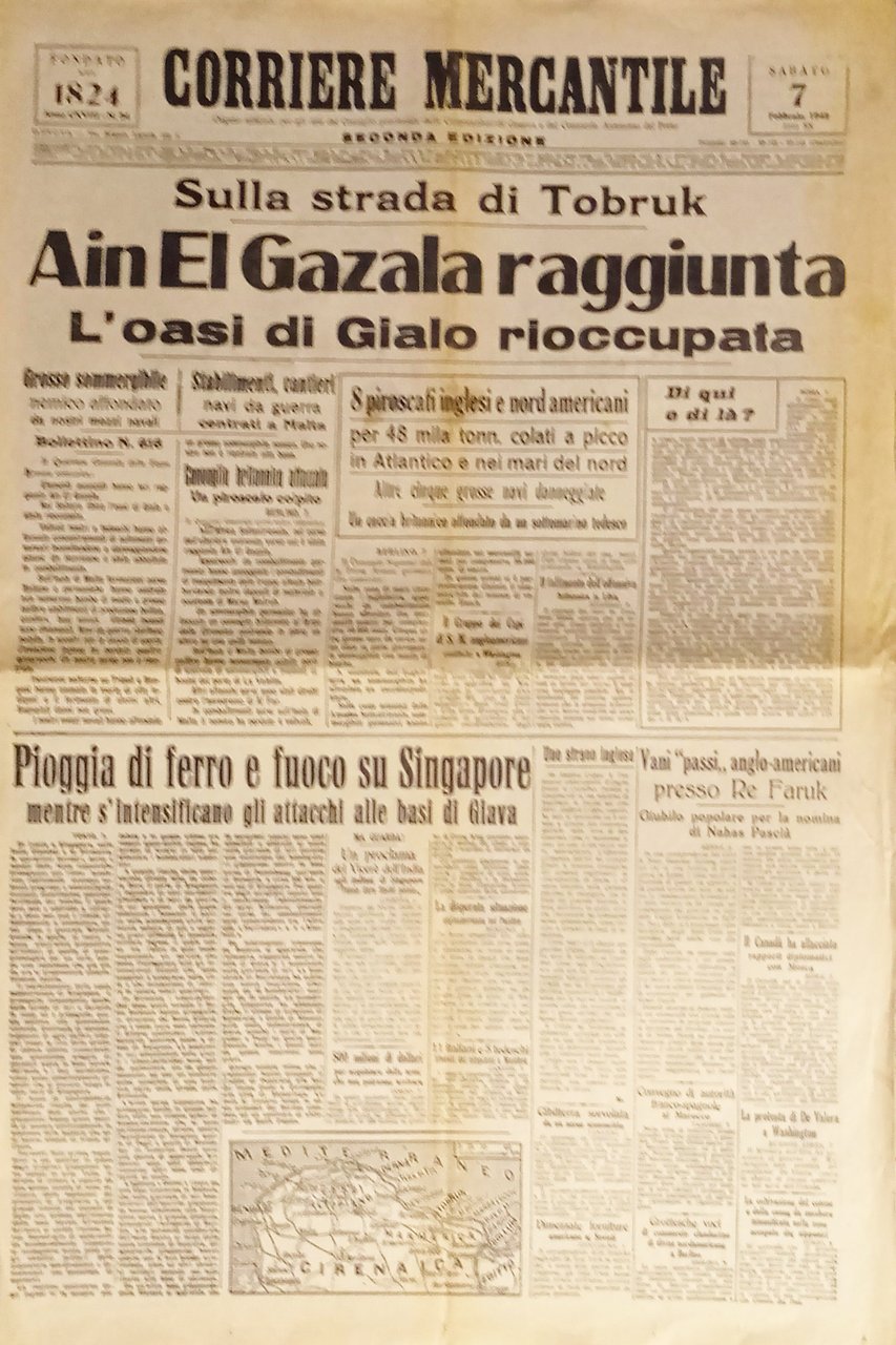 WWII - Corriere Mercantile N. 34 - 1942 Ain El … | Immagine principale