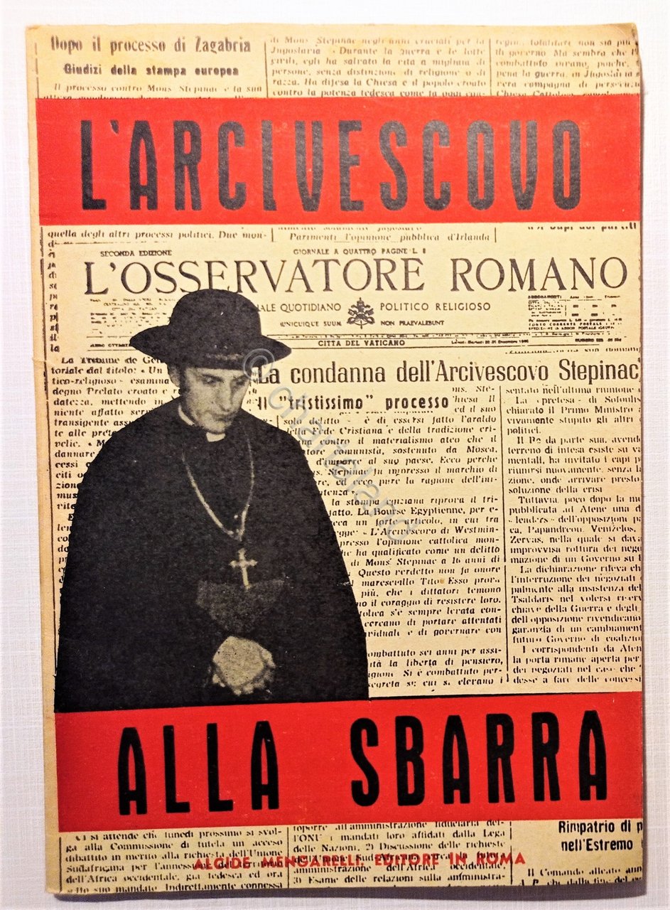 WWII - G. Leonardi - L'arcivescovo alla sbarra - ed. …