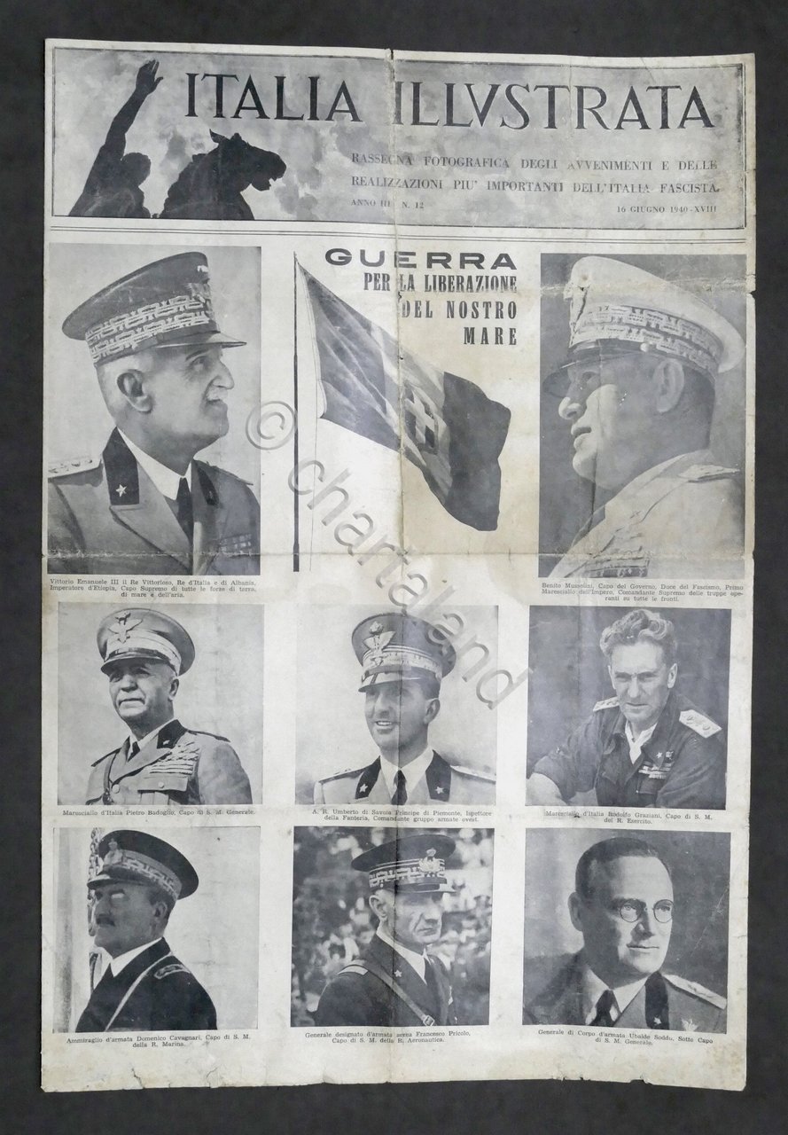 WWII - Italia Illustrata - Rassegna fotografica avvenimenti - Guerra …