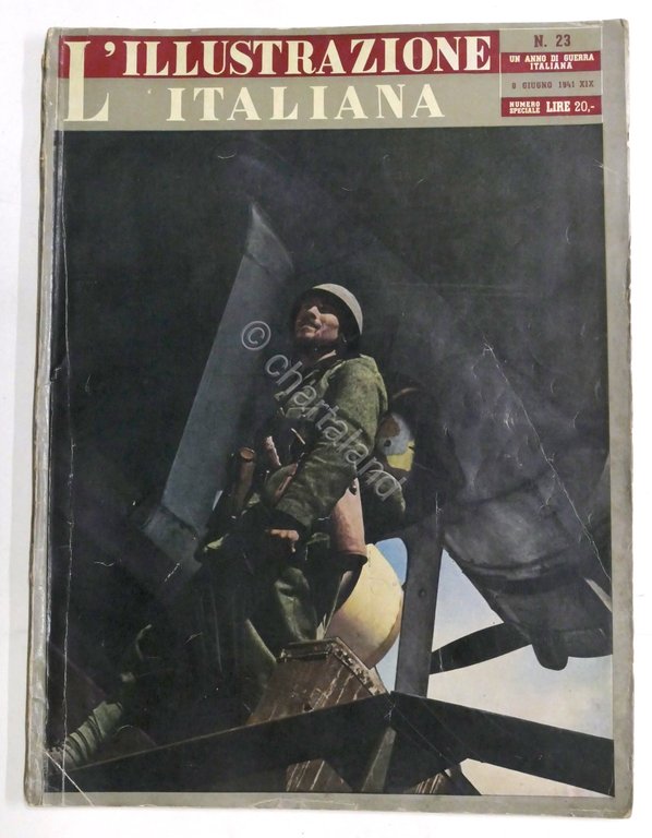 WWII - L'illustrazione Italiana N. 23 Un anno di guerra …
