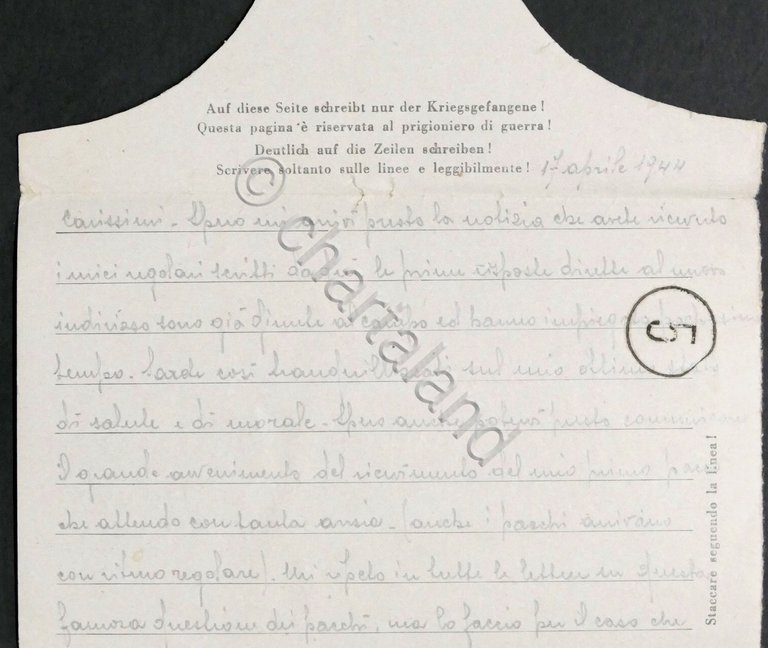 WWII - Lettera da Prigioniero di Guerra italiano - Wietzendorf … | Immagine Gallery 3