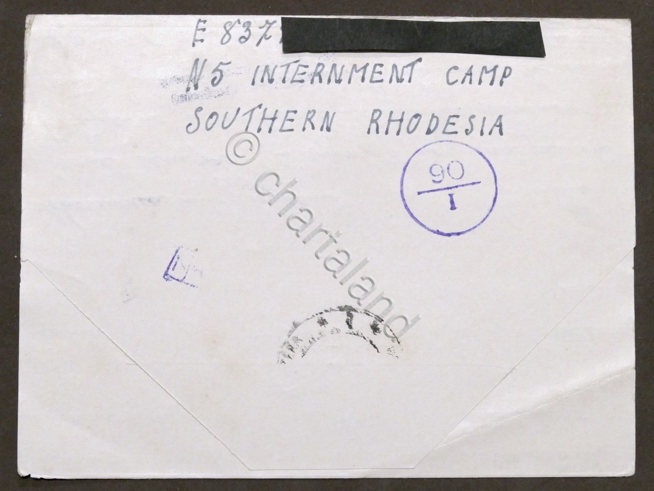 WWII - Lettera da prigioniero italiano - Campo N. 5 …