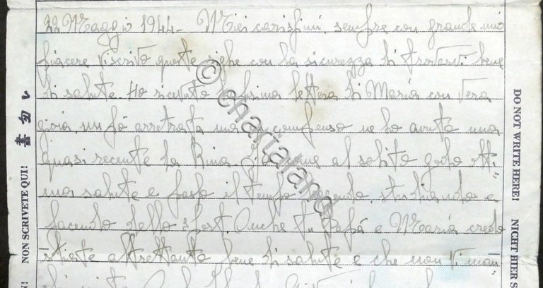 WWII - Lettera prigioniero italiano di guerra - Fort Meade …