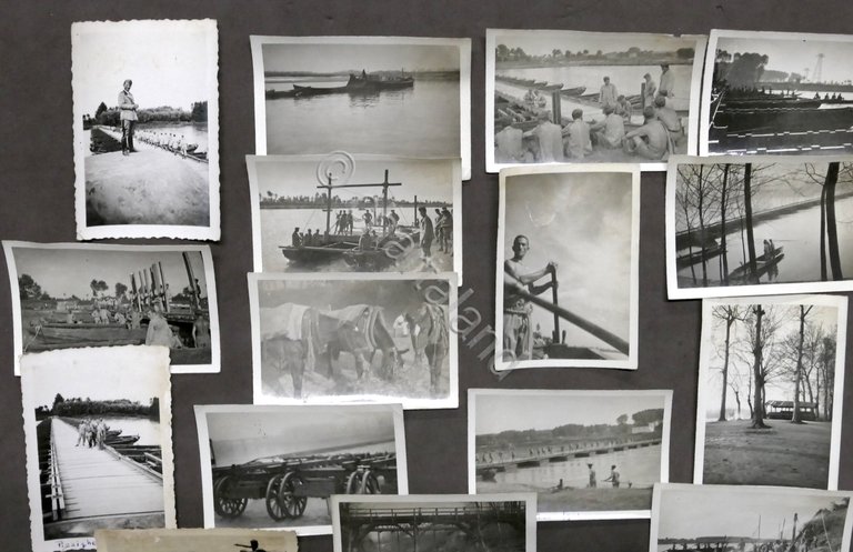 WWII - Lotto 36 fotografie militari italiani - Pavia / …