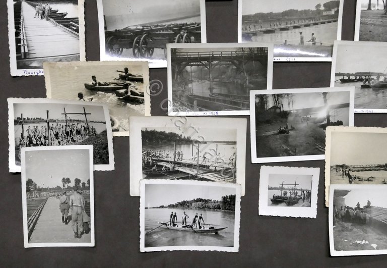 WWII - Lotto 36 fotografie militari italiani - Pavia / …