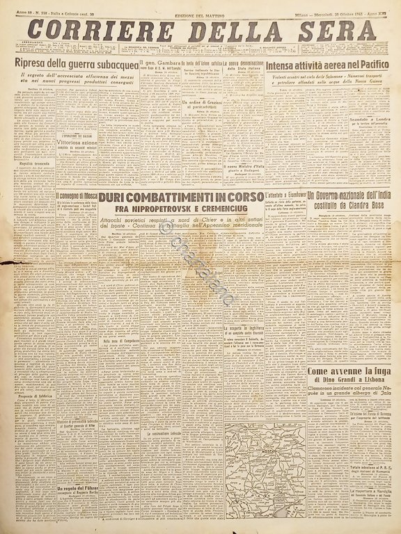 WWII - Quotidiano - Corriere della Sera N. 248 - …