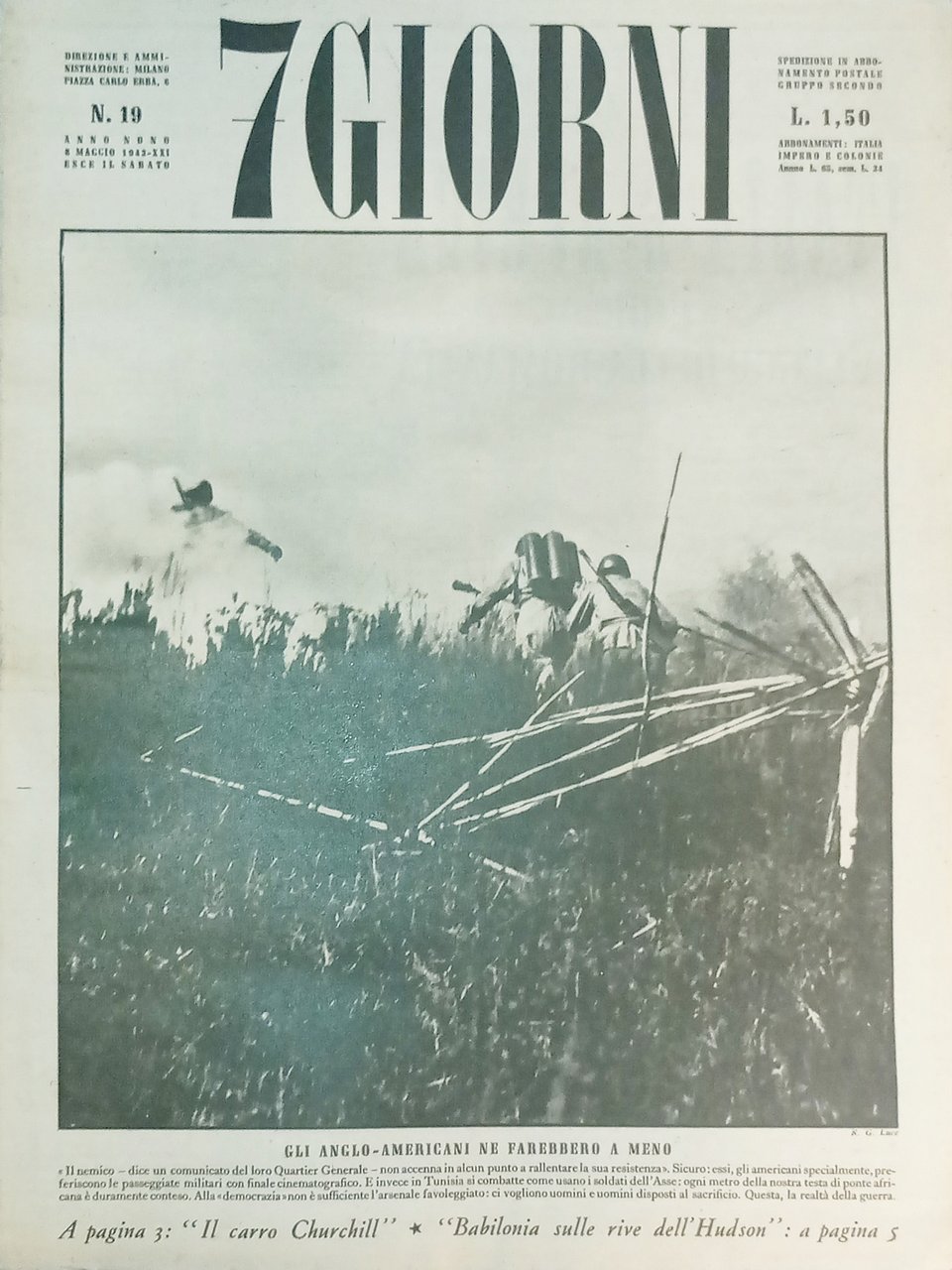 WWII - Settimanale di Attualità - 7 Giorni N. 19 … | Immagine principale