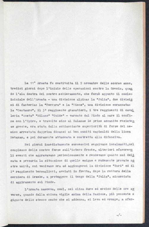 WWII Esercito Italiano Forze Armate Fronte Greco Iugoslavo 1940-41 Informazioni