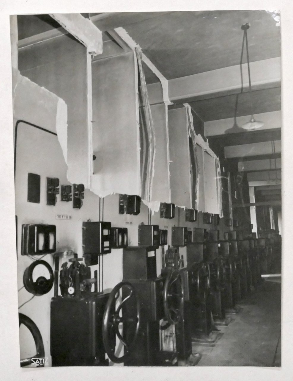 WWII Fotografia FIAT Ferriere Piemontesi - Sottostazione bombardata 1942 #45