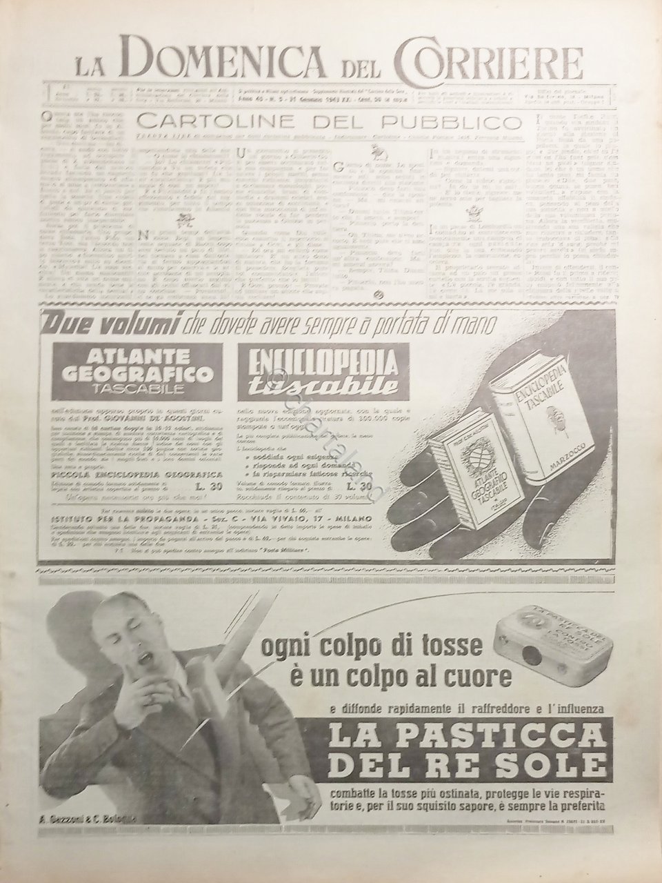WWII La Domenica del Corriere N. 5 - 1943