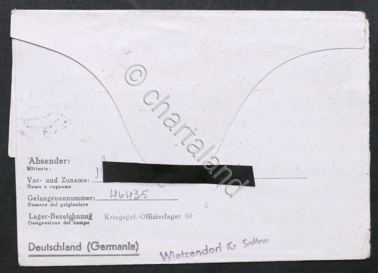 WWII Lettera da Prigioniero di Guerra italiano - Wietzendorf - … | Immagine Gallery 2
