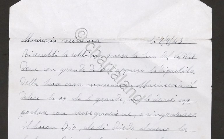 WWII Lettera internato italiano - Campo concentramento N. 5 - … | Immagine Gallery 2
