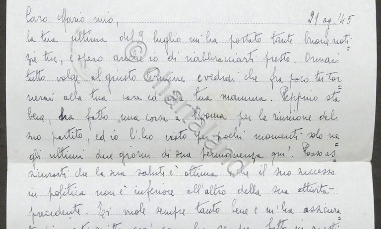 WWII Lettera per prigioniero italiano Campo N. 38 Gran Bretagna …