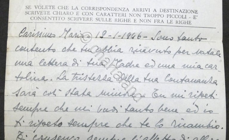 WWII Lettera per prigioniero italiano Campo N. 38 Gran Bretagna …