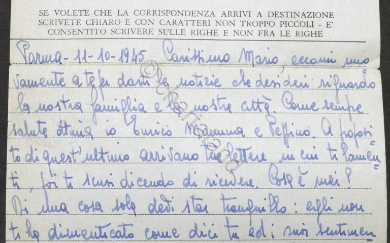 WWII Lettera per prigioniero italiano Campo N. 38 Gran Bretagna …