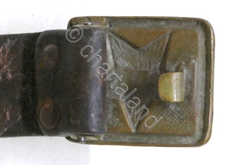 WWII Militaria Russia - Cintura originale in cuoio Armata Rossa