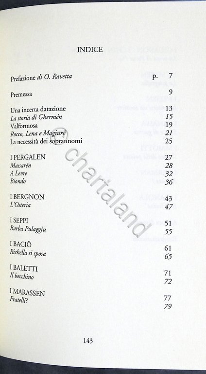 Zibellini Rossi - Gente di montagna - C'era una volta …