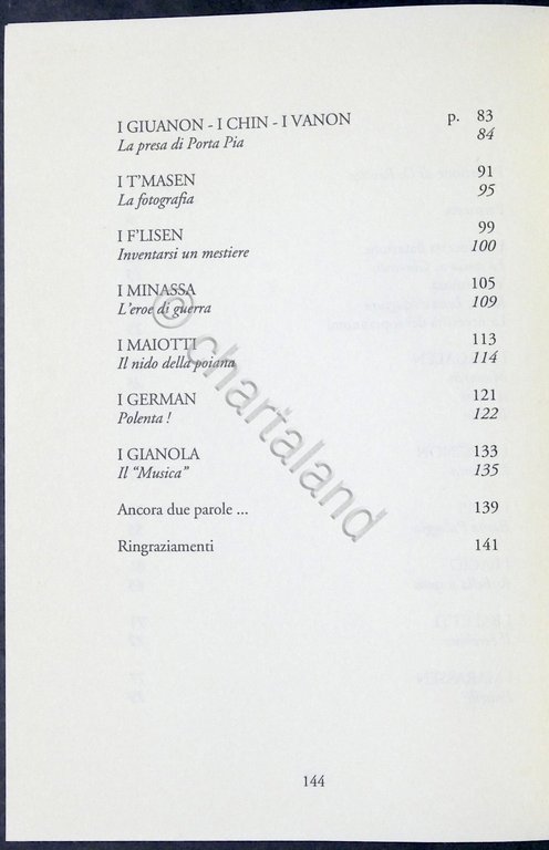 Zibellini Rossi - Gente di montagna - C'era una volta …