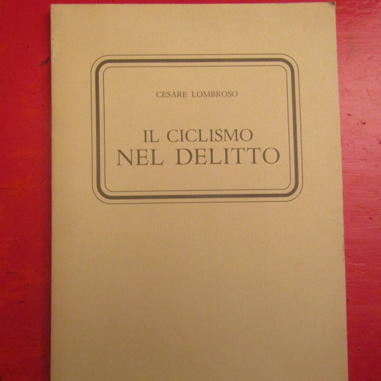 Il ciclismo nel delitto