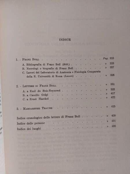 Franz Boll, scopritore della porpora retinica Sue lettere a Emil …