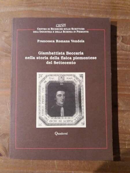 Giambattista Beccaria nella storia della fisica piemontese del Settecento