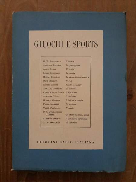Giuochi e sports