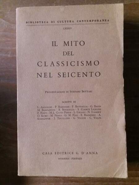 Il mito del classicismo nel Seicento