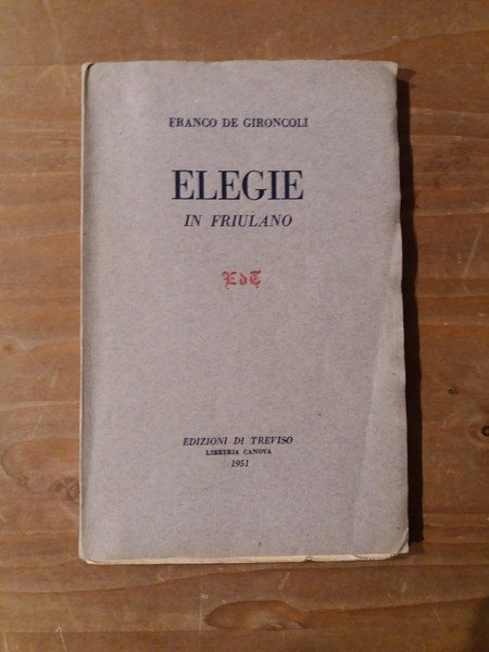 Elegie in friulano