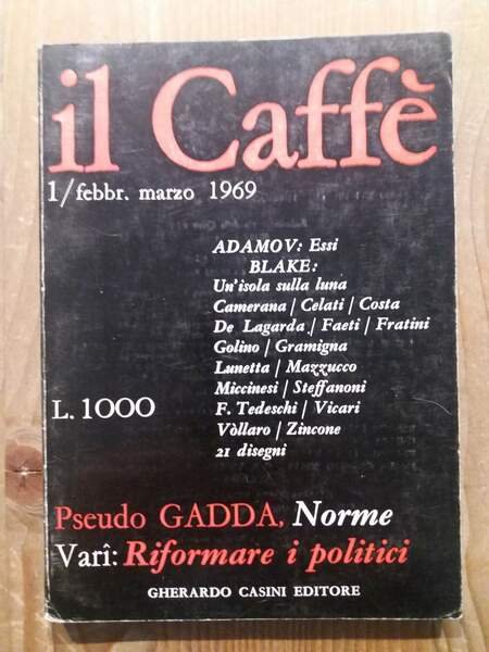 Il Caffè - N.1 Febbraio-Marzo 1969