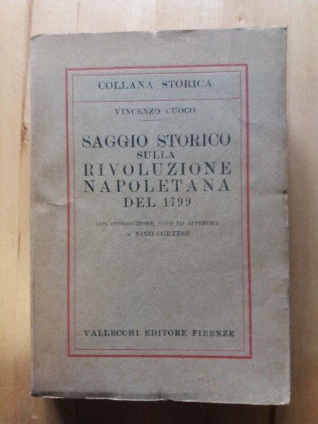 Saggio storico sulla rivoluzione napoletana del 1799