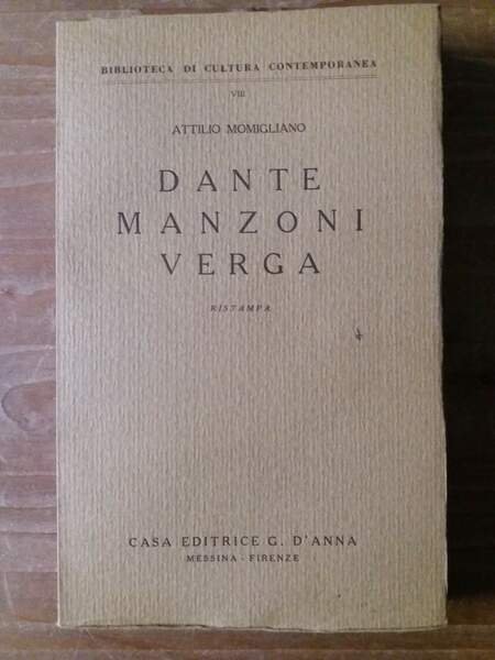 Dante Manzoni Verga
