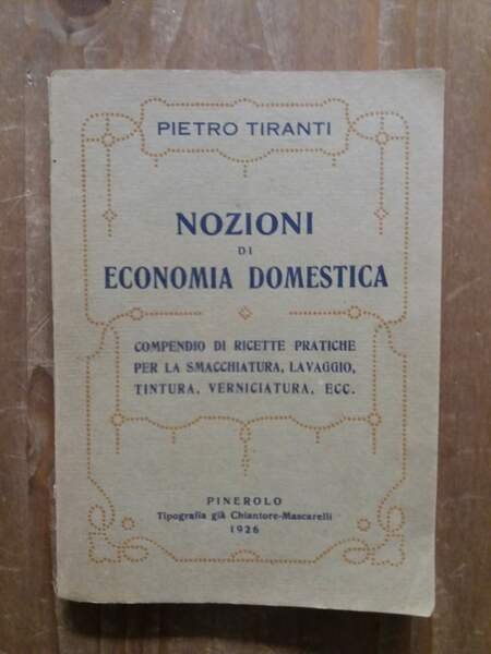 Nozioni di economia domestica