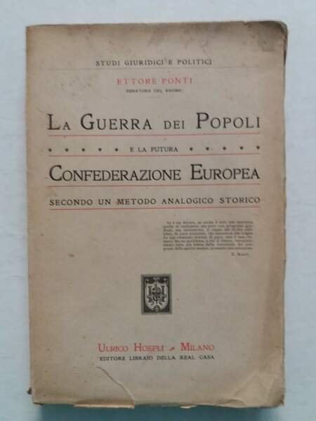 La guerra dei popoli e la futura confederazione europea secondo …