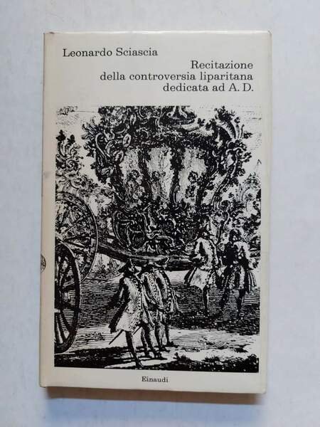 Recitazione della controversia liparitana dedicata ad A. D.