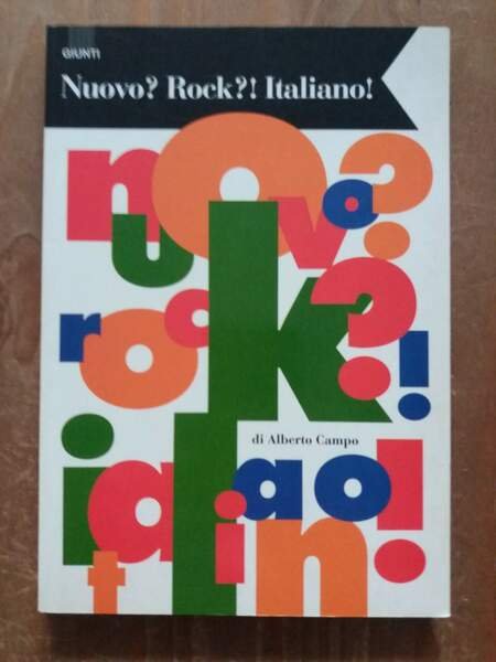 Nuovo? Rock?! Italiano!