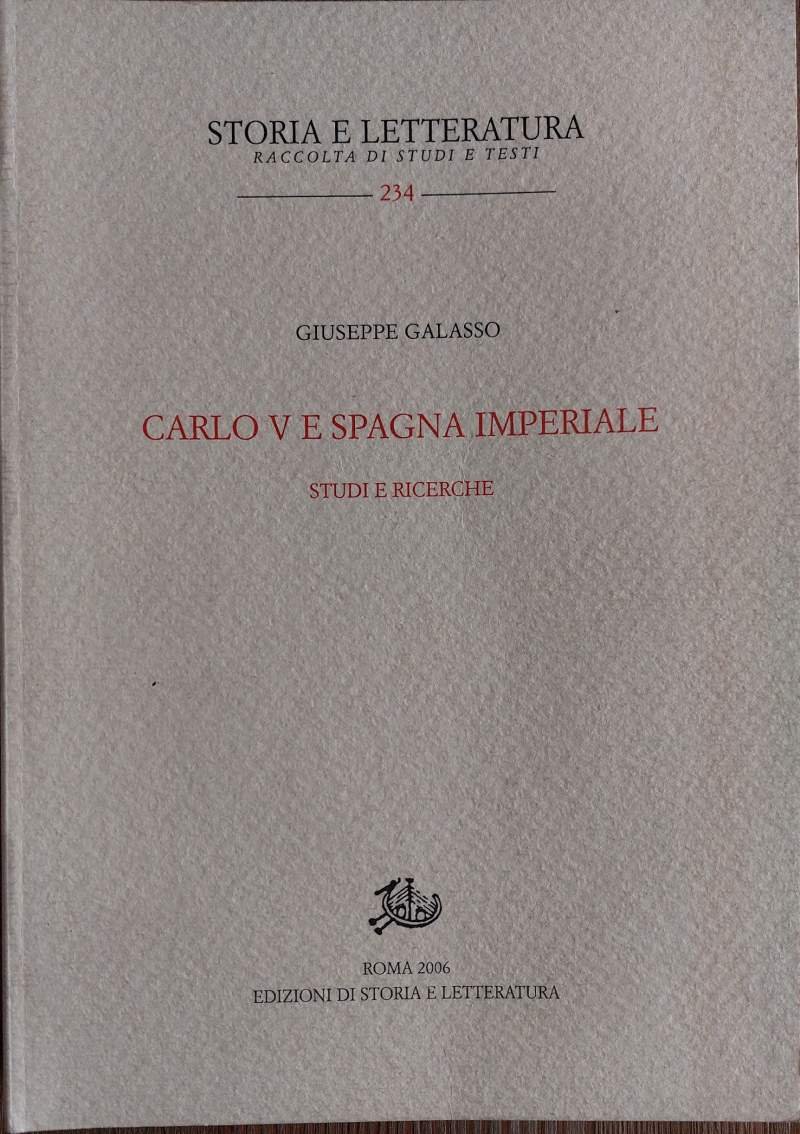 Carlo V s Spagna imperiale Studi e ricerche