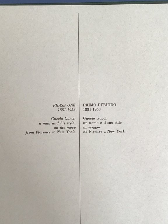 GUCCI 1881-2010. 130 ANNI DI STORIA