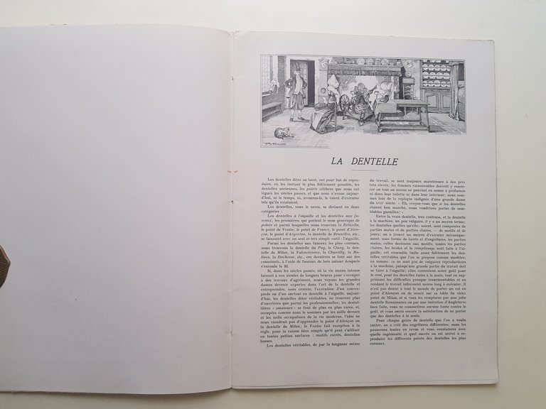 La dentelle renaissance. Dentelle de Milan ; dentelle arabe.