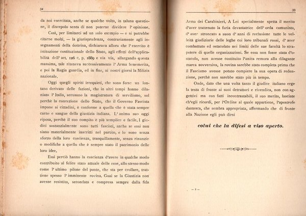 Nel decennale della Marcia su Roma. La Magistratura italiana prima …