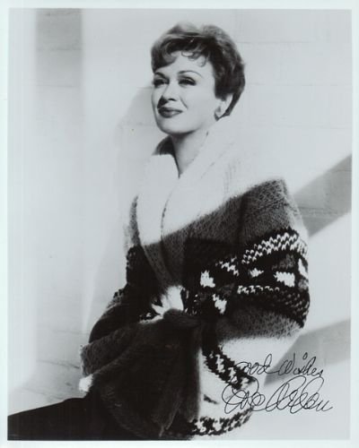 Fotografia autografata dell'attrice.