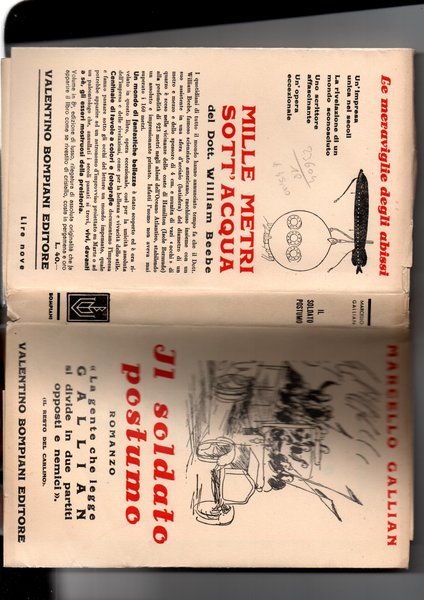 Il soldato postumo. Romanzo.