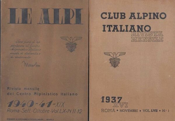 Rivista mensile del Centro Alpinistico Italiano.
