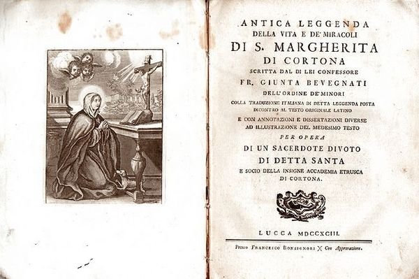 Antica leggenda della vita e de' miracoli di S. Margherita …