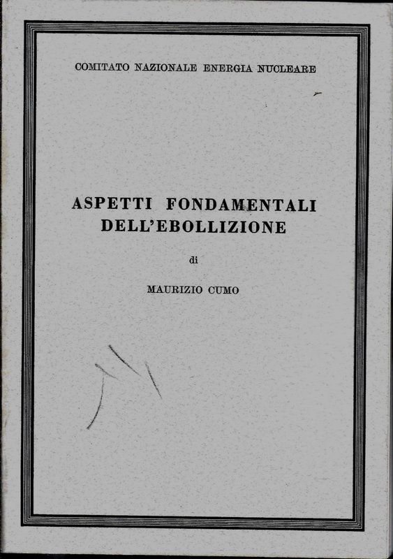 Aspetti fondamentali dell'ebollizione.