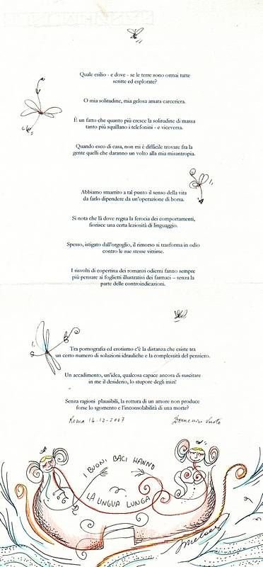 Baci da Scerì. Undici aforismi fra voli di figurine color …