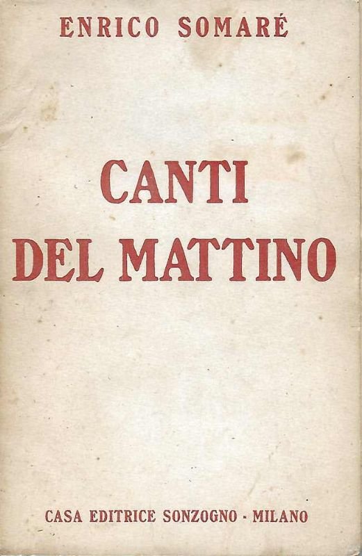 Canti del mattino.