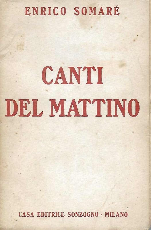 Canti del mattino.